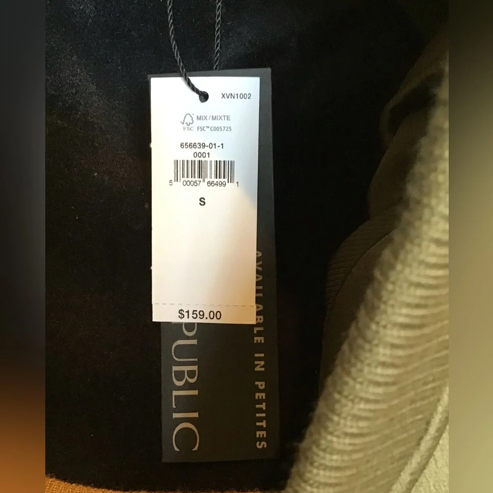 Banana republic Olive Green Bomber Jacket sz S - Picture 5 of 5